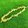 Cadena para teléfono móvil de grava de cristal irregular natural Cadena colgante de mano para mujer de cristal ágata transfronteriza europea y americana al por mayor