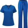 Traje de Dos Piezas de Moda para Lavado a Mano para Doctores, Enfermeras y Salones de Belleza, Impermeable y Antibacteriano, Venta al por Mayor