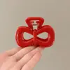 Pinza para el pelo de alta gama estilo coreano, pinza para el pelo de color block de dibujos animados para la parte trasera de la cabeza, pinza de tiburón grande versátil 2026 nueva para mujer