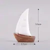 Mini Sombrilla de Sol, Bote de Pedales, Ancla, Silla de Playa, Paisaje de Playa, Musgo Micro-Paisajismo Adorno DIY Material