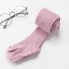 Pantis para Niños Primavera y Otoño Calcetines Básicos para Bebé con Pie Raya Vertical Tejido Punto Blanco Leggings para Niñas