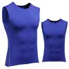 Roupas de Fitness Esportivo Roupas de Secagem Rápida Tops de Fitness Treinamento de Corrida Colete de Compressão Elástica Calças Leggings Respiráveis Masculino Sem Mangas