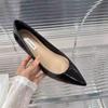 Zapatos Individuales de Mujer 2025 Primavera Nuevo Color Francés Nude Aumento de Altura Interior Punta Boca Baja Versátil Moda Tacones Altos