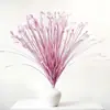 Flor de simulação de casamento flor de grama pavão arranjo de flores material de flor arranjo de auditório de casamento arte floral decoração de janela flor artificial arranjo de flor de chão guia de estrada