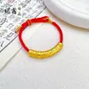 O Mesmo Dourado de Areia Vietnamita Palavra de Bênção Cotovelo Meio Pulseira Colar Pulseira Pulseira Feminina Acessórios DIY Pingente