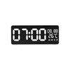 Reloj de carga inalámbrica con pantalla grande HD, temperatura y humedad, reloj de escritorio para el hogar y la oficina, regalo, personalización al por mayor
