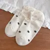 Calcetines de Verano Finos Florales para Mujer, Estilo Miu, Sin Costuras, Bajos, Antideslizantes, Invisibles, Calcetines de Algodón para Mujer
