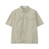 MTLCLOTHES Traje Casual de Algodón de Color Sólido con Solapa para Hombre, Estilo Americano High Street, Sencillo, de Herramientas, Versátil para el Trabajo