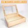 Caja de Madera para Sashimi Estilo Japonés, Caja de Exhibición para Yakitori, Sushi de Erizo de Mar, Plato de Carne, Plato de Pescado con Tapa, Contenedores y Utensilios para Alimentos
