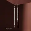 Ganchos de Pendientes de Moda Sencillos de Plata de Ley S925 para Mujer, Elegantes Versátiles de Lujo Ligero Accesorios de Oreja de Gama Alta, En Stock al por Mayor