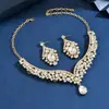 Comércio Exterior Transfronteiriço Joias de Strass Retrô Conjunto de Colares Exagerados Joias de Luxo Acessórios para Vestido de Banquete Fornecimento Direto do Fabricante