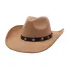 Aliexpress Amazon Wish Chapéu de Coco de Aba Larga Outono e Inverno Masculino e Feminino Chapéu Jazz Chapéu Cowboy de Camurça Macia