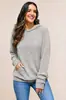 Otoño/Invierno 2026 Nueva Ropa de Mujer Transfronteriza Europea y Americana Amazon Prendas de Punto Sudaderas con Capucha Costilla Cepillada Capa Base Sudaderas de Moda