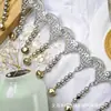 Estoque de Fábrica Variedade Pingente de Borla Feito à Mão Acabamento de Renda DIY Decoração de Dança do Ventre Costura Acessórios para Fantasia