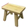 Taburete de Madera Maciza, Taburete Pequeño de Madera para Uso Doméstico, Taburete Bajo Duradero para Sala de Estar, Taburete para Actuación de Baile de Puente de la Abuela
