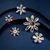Estilo Antiguo Accesorios para Joyería DIY Pieza de Flor de Seis Pétalos de Metal Abanico de Boda Soporte de Flor de Hierro Material para Tocados de Novia Venta al por Mayor