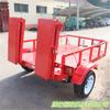 Remolque para Coche de 0.5 Toneladas Remolque Oruga Remolque para Robot Bombero Remolque para Excavadora Remolque de Plataforma