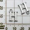 Aleación de Zinc 26 Letras Mayúsculas del Alfabeto Inglés A-Z Colgante Pequeño Pulsera DIY Collar Llavero Accesorios de Joyería Colgante