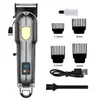 Cortador de cabelo elétrico com display digital de corpo transparente transfronteiriço, cabeça de óleo, profissional de salão de beleza, cabeça de barbear, cortador elétrico, carregamento LCD, cortador de cabelo