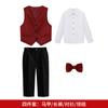 Traje para Niños Transfronterizo Traje Caballero Estilo Británico Traje para Niños Anfitrión Pasarela Vestido Traje para Recitación de Piano