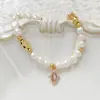 Chapado en Cobre Oro Real Fuerte Retención de Color Circonita Estilo Palacio Pedrería Colgante Pulsera Collar Pendientes Hechos a Mano Accesorios de Cuentas