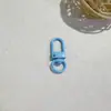 Llavero con Hebilla de Puerta Colorida Pintada Colgante de Joyería Cadena de Llavero Accesorios para Funda de Teléfono Móvil Joyería DIY Venta al por Mayor