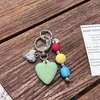 Colgante DIY acrílico multicolor creativo llavero de amor colgante decorativo para bolso colgante decorativo para llave de coche creativo
