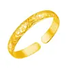 Kaiwei Bracelete Aberto com Textura Floral Esculpida Estilo Chinês Retrô Coreano Fornecimento Taobao Bracelete Florido