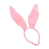 Diadema de Cabeza de Conejo Linda Adorno para la Cabeza Disfraz Fiesta Halloween Pascua Cosplay Maquillaje Lavado de Cara Aro para el Cabello Accesorios para el Cabello