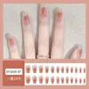 Uñas postizas al por mayor herramientas de arte para uñas puntas de uñas postizas producto terminado removibles esmeriladas lindas hacen que la piel se vea clara parches de uñas de dibujos animados
