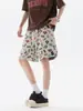 Pantalones de pijama a cuadros simples estilo japonés para hombre, verano 2026, gasa fina, corte holgado, shorts de playa, pantalones para casa hasta la rodilla