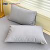 Funda de almohada de tela gruesa antigua 48Cmx74Cm Funda de almohada Cubierta protectora para núcleo de almohada Adulto Cabeza entera