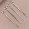 Alfinetes em formato de T, alfinetes em formato de 9, alfinetes com cabeça redonda, banhados a ouro 18K em cobre, materiais para atacado para acessórios de joias artesanais DIY com contas