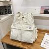 Mochila Japonesa para Hombre Estudiantes Universitarios Moda Mochila de Gran Capacidad para Mujer Estudiantes de Secundaria Multifunción Clase Viajero Bolsa de Hombro
