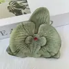 Pinza para el pelo de cabeza de orquídea mariposa simulada Tocado de flor Guirnalda de pared de flores Forma floral Flor artificial Flor artificial para manualidades Cabeza de flor Material