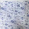 Papel Copiador 17g com Motivos de Pássaros e Flores Vintage, Elementos de Borboleta, Papel Perolado Multicor, Papel para Embrulhar Roupas, Papel para Forro de Caixa de Presente