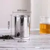 Juego de té universal de acero inoxidable 304, colador de té, filtro de té, taza de agua, malla filtrante, infusor de té, cafetera de preparación, tetera