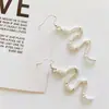 Joyería de Moda Transfronteriza Europea y Americana Collar con Elemento en Forma de Serpiente Moda Personalizada Retro Colgante de Serpiente Cadena para Suéter Estilo Corto para Mujer