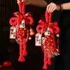 Ornamento Pendente para Maçaneta de Porta de Celebração de Inauguração, Pingentes de Nó, Decoração de Casa Nova, Suprimentos para Cerimônia de Mudança