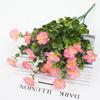 Simulación orquídea de pasto de primavera hojas de eucalipto magnolia narcisos decoración exterior para el hogar joyería artificial floral al por mayor