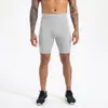 Mallas de Running de Alta Elasticidad de Secado Rápido Dongguan Negro Capa Base Deportiva de Yoga Pantalones Cortos de Compresión para Hombre Pantalones Cortos de Fitness de Cinco Puntos