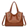 Bolsa de ombro vintage popular para comércio exterior, nova bolsa tote de grande capacidade para cross-border, bolsa de mão e bolsa transversal versátil para o dia a dia