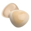 Almohadilla de Seno Ampliada Autoadhesiva Invisible Engrosada Almohadilla Triangular para el Seno Forma de Corazón de Durazno Almohadilla de Esponja Push-Up Femenina Natación
