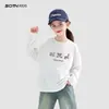 Camiseta para Niña Otoño 2026 Nuevo Estilo Capa Base para Niños Camiseta Niña Blanca Elegante Conjunto de Otoño Top Ropa para Niños Venta al por Mayor