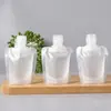 Bolsa de Almacenamiento para Viaje Bolsa Plegable para Empacar Loción Portátil Transparente Botella de Gel de Ducha Champú Limpiador Facial Líquido