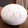 [Instrumento Musical Huashu] Tambor Etéreo de 8 Tonos de 10 Pulgadas, Lengua Redonda, Plato de Percusión Vacío de Color, Tambor de Lengua de Acero, Instrumento de Percusión para Principiantes