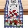 Camino de Mesa de Venta Caliente para el Día de la Independencia, Mantel Decorativo del 250 Aniversario Americano, Decoración del Hogar, Mesa de Café de Sala de Estar, Mantel para Mesa de Cocina