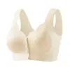 Ropa interior popular sin costuras, talla grande, acanalada, hebilla frontal fácil de usar, estilo delgado, levante pequeño del busto, sin varillas, anti-flacidez