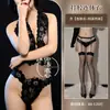 Lingerie sexy em roxo, uniforme de peça única estilo senhora madura, divertido e provocante para balada, roupa de dormir sexy para mulheres, renda estilo abstinência