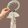 Diadema de corona alta estilo coreano, diadema de borde ancho, diadema para lavarse la cara con dientes, accesorio para el cabello de tela a cuadros de alta gama